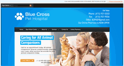 Desktop Screenshot of bluecrosspet.com